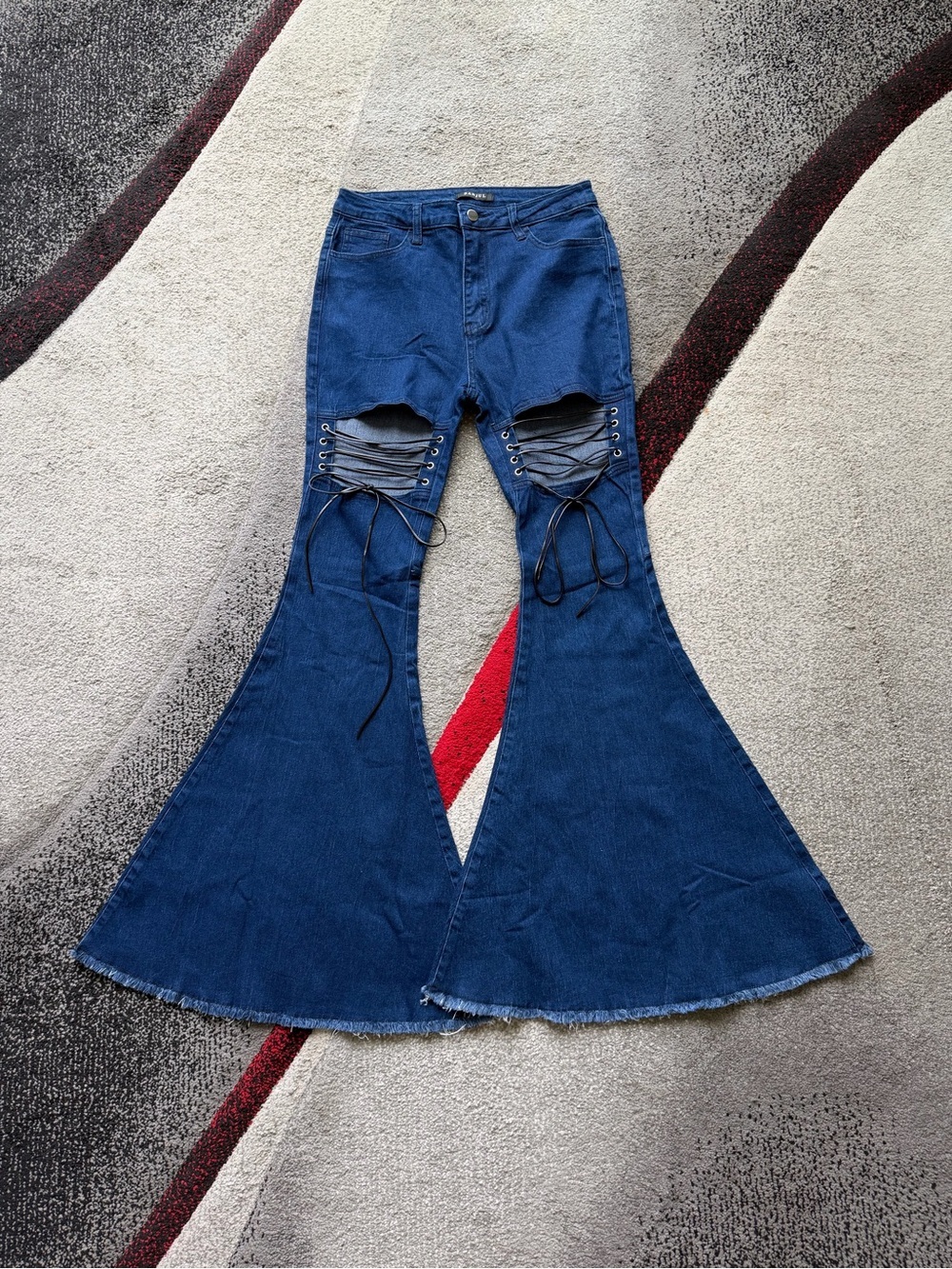 Banjul Dark Indigo Ultra Flare High Rise Jeans